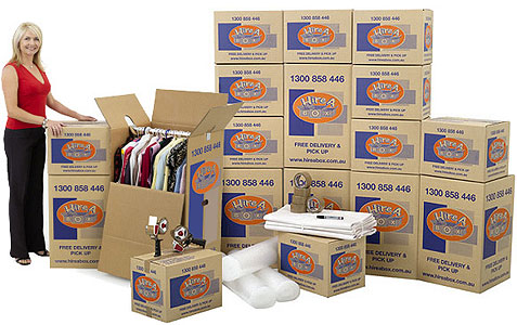 Hire A Box Moving Boxes & Packing Boxes - FREE Pickup and Delivery in metropolitan areas around Australia 