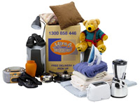 Large Packing Box - Sample Contents