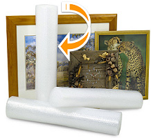 Bubblewrap protects pictures and precious items during moving