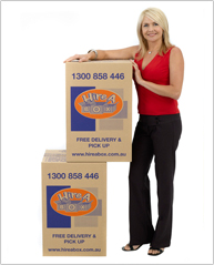 Strong large boxes for stacking and moving